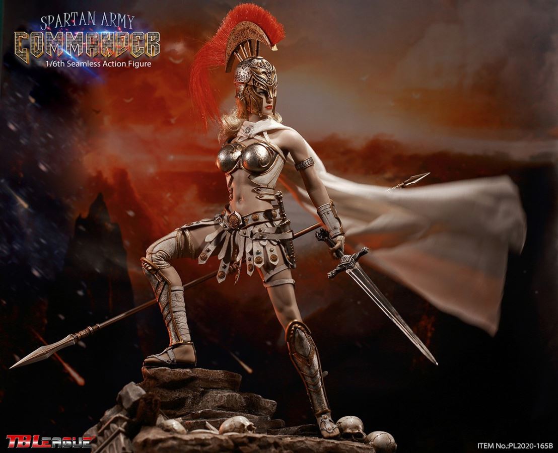 Spartan Army Commander 1/6 PL2020-165B (Silver Commander)