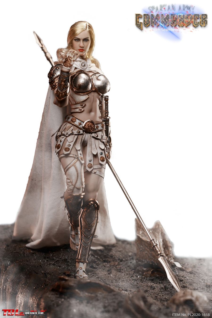 Spartan Army Commander 1/6 PL2020-165B (Silver Commander)