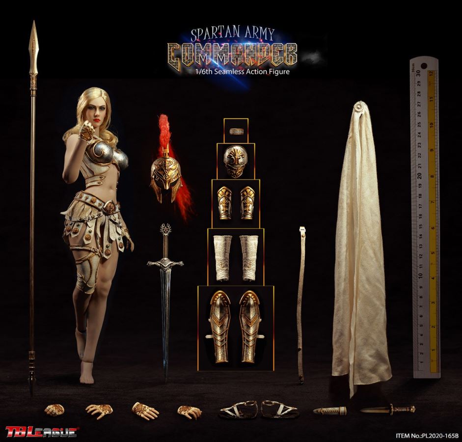 Spartan Army Commander 1/6 PL2020-165B (Silver Commander)