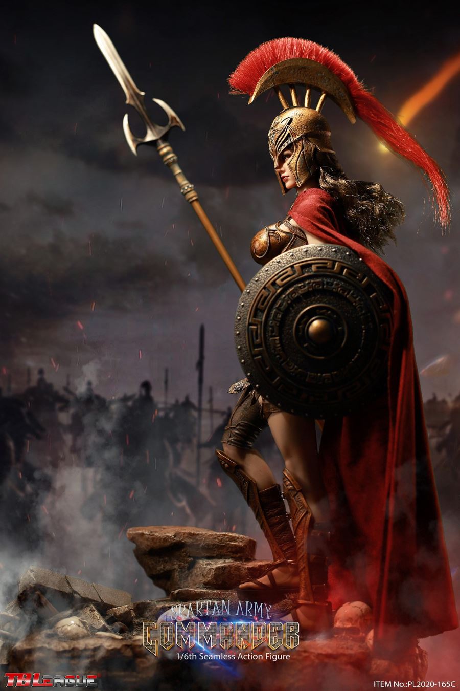 Spartan Army Commander 1/6 PL2020-165C (Golden Commander)