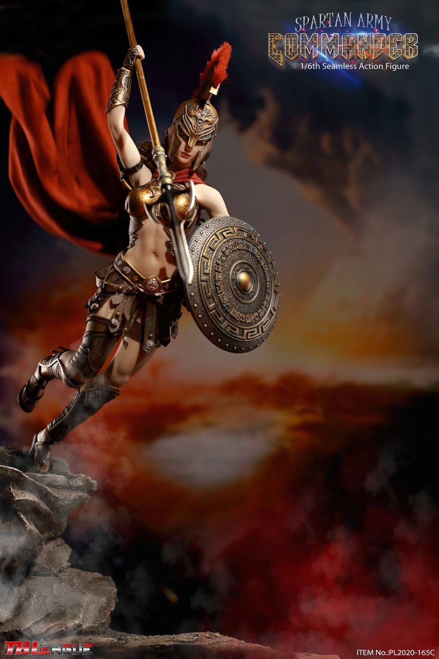 Spartan Army Commander 1/6 PL2020-165C (Golden Commander)