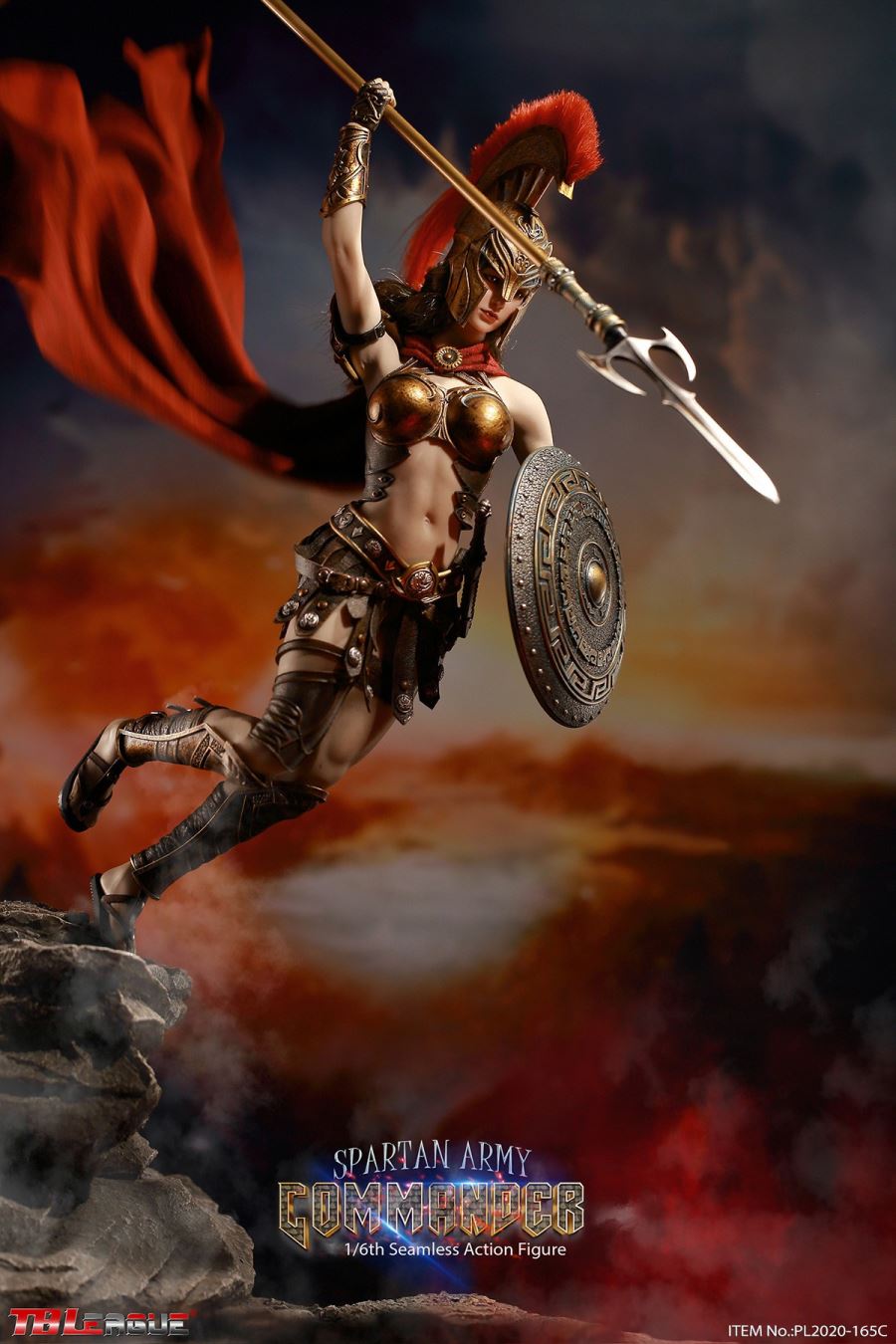 Spartan Army Commander 1/6 PL2020-165C (Golden Commander)