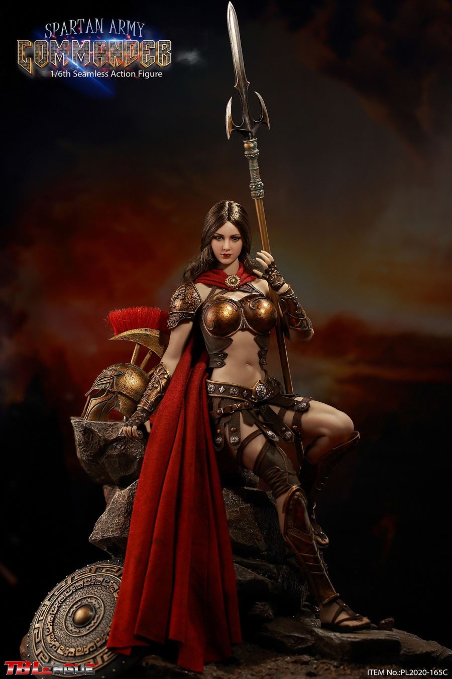 Spartan Army Commander 1/6 PL2020-165C (Golden Commander)