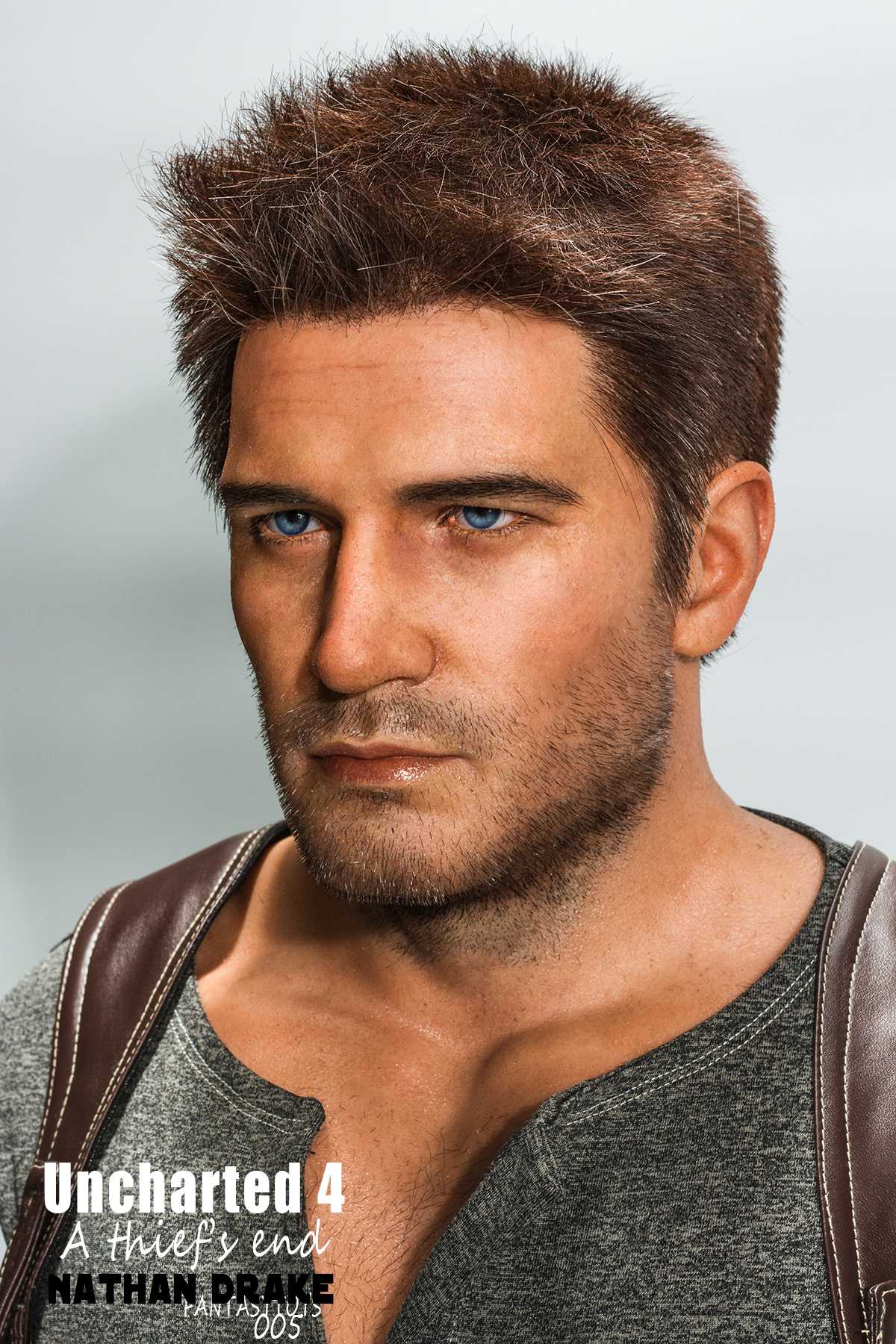 Uncharted 4 - Nathan Drake 1/2 bust