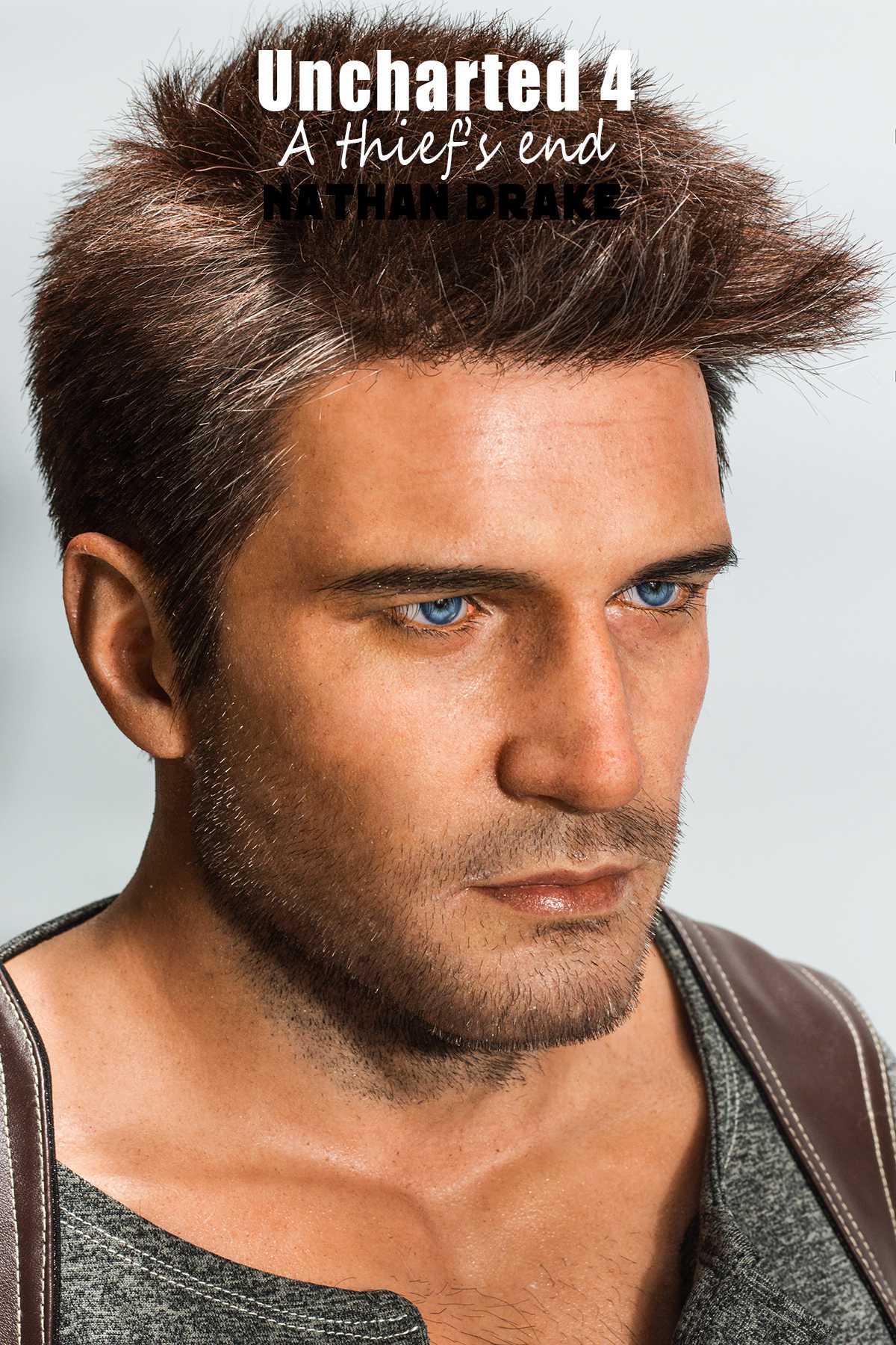 Uncharted 4 - Nathan Drake 1/2 bust
