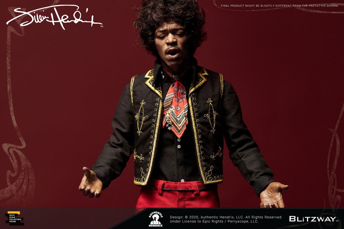 1/6 The God of Guitar - Jimi Hendrix