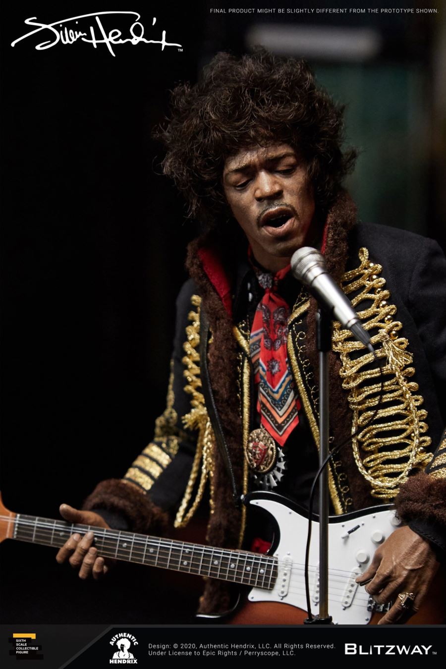 1/6 The God of Guitar - Jimi Hendrix