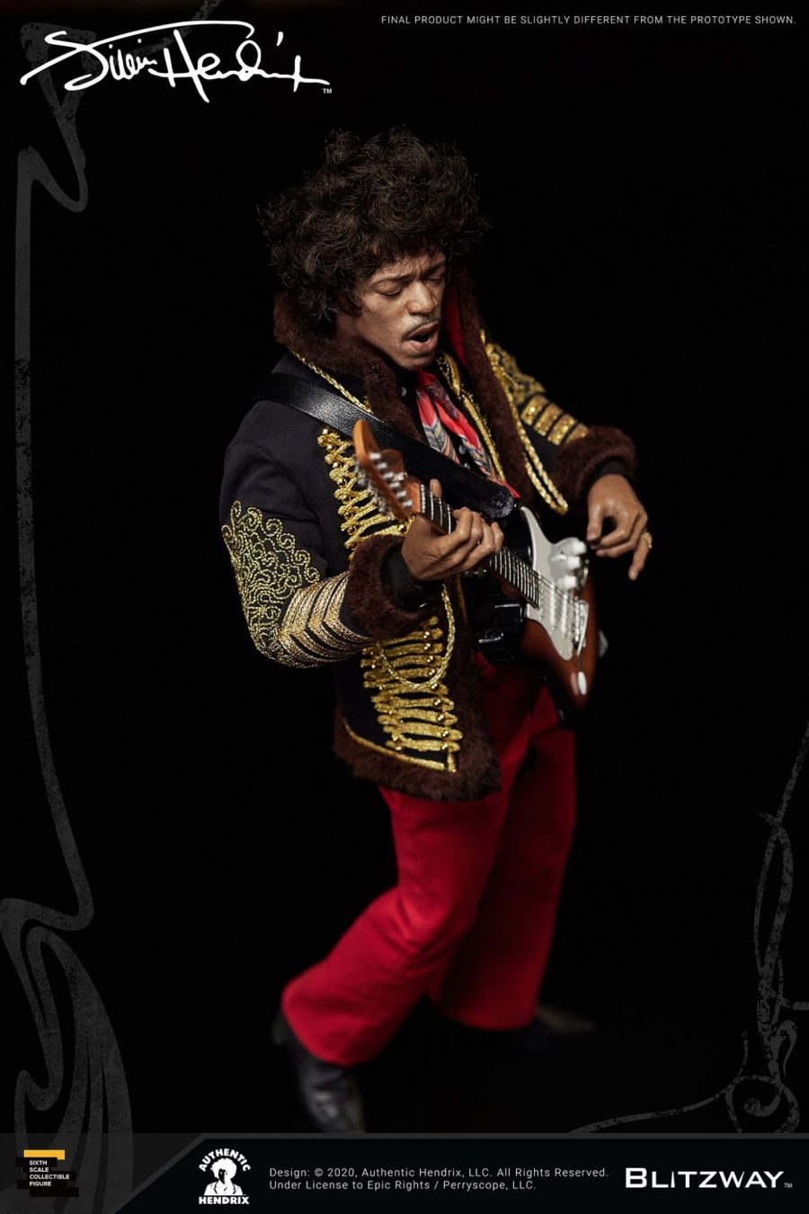 1/6 The God of Guitar - Jimi Hendrix