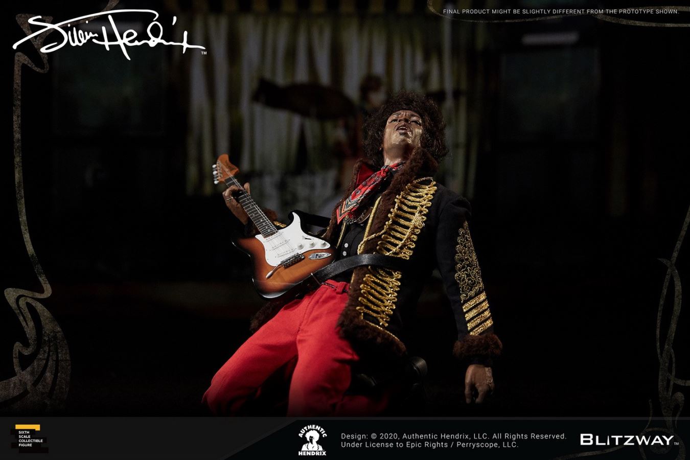 1/6 The God of Guitar - Jimi Hendrix