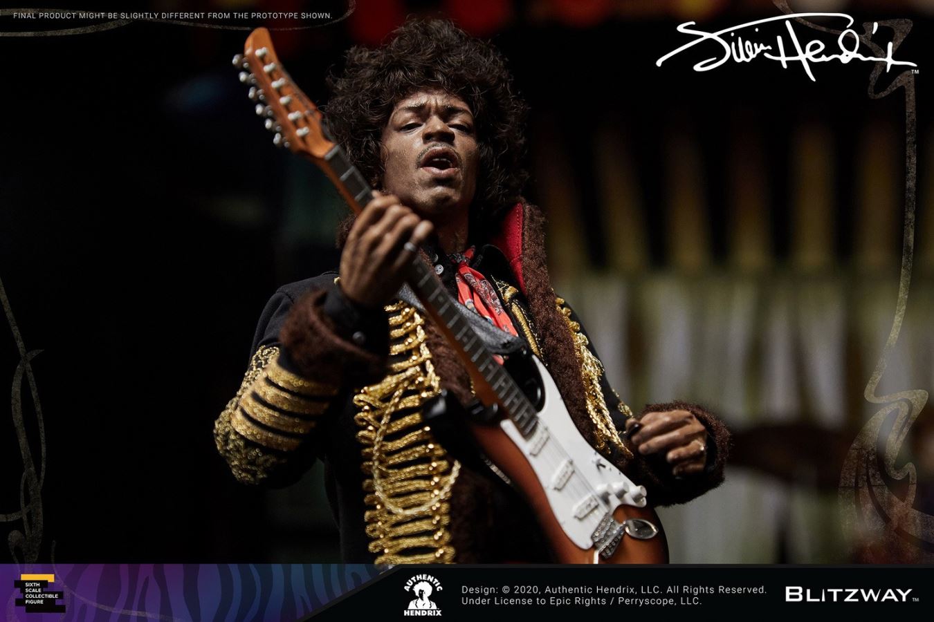 1/6 The God of Guitar - Jimi Hendrix