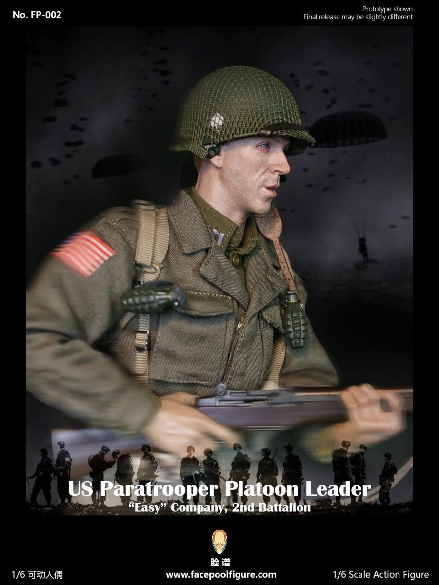 1/6 World War II US Airborne Division E Company Captain #FP002