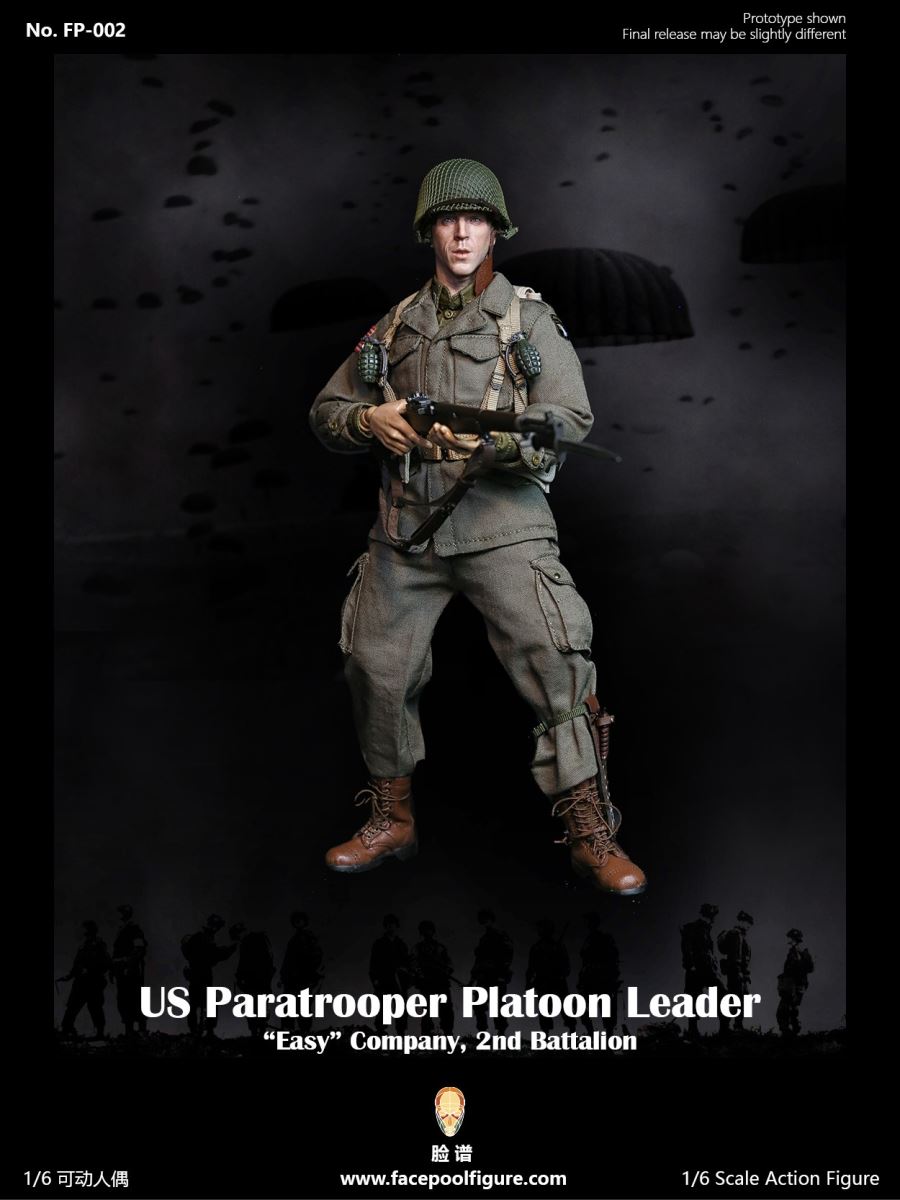 1/6 World War II US Airborne Division E Company Captain #FP002