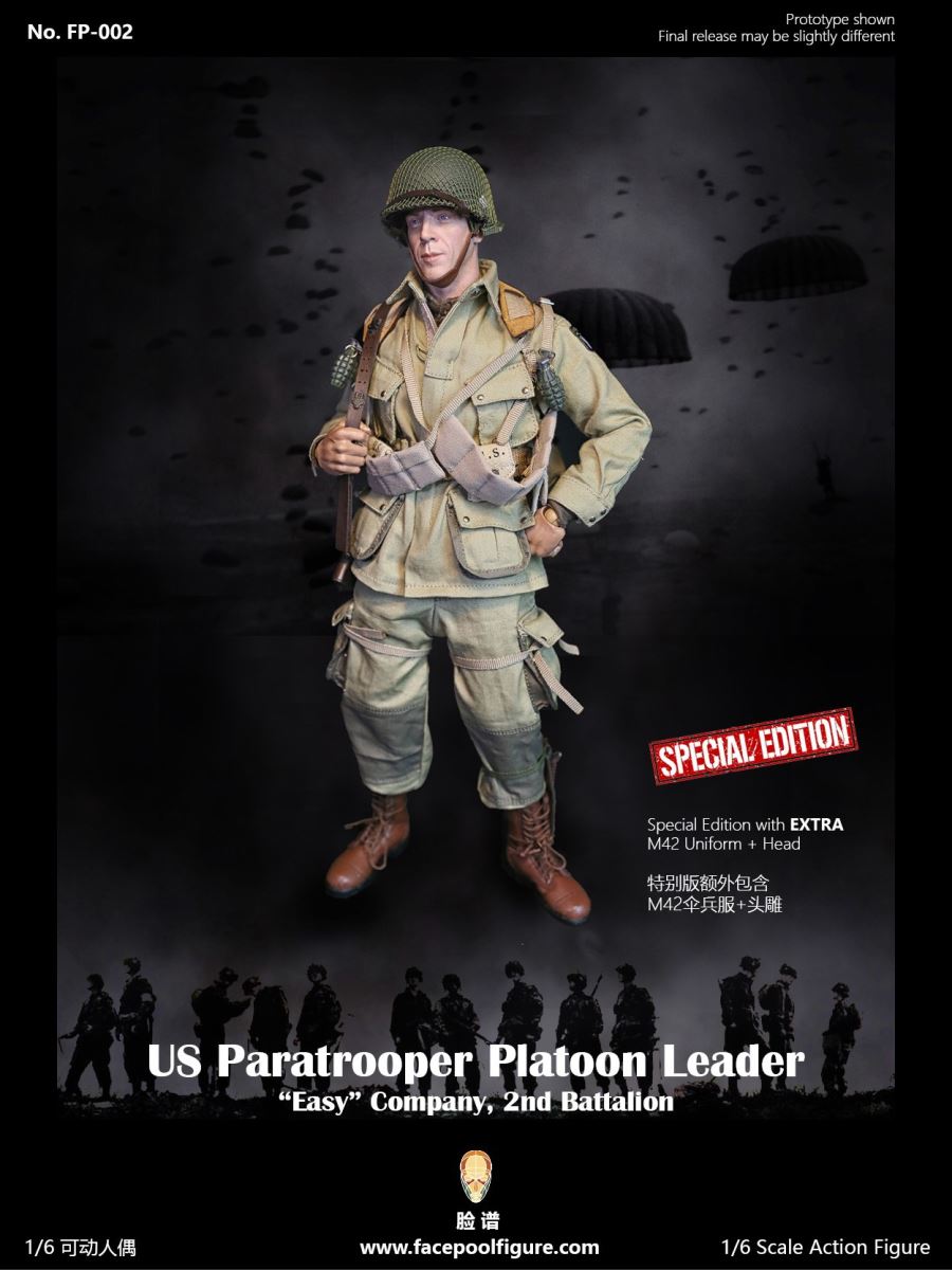 1/6 World War II US Airborne Division E Company Captain #FP002