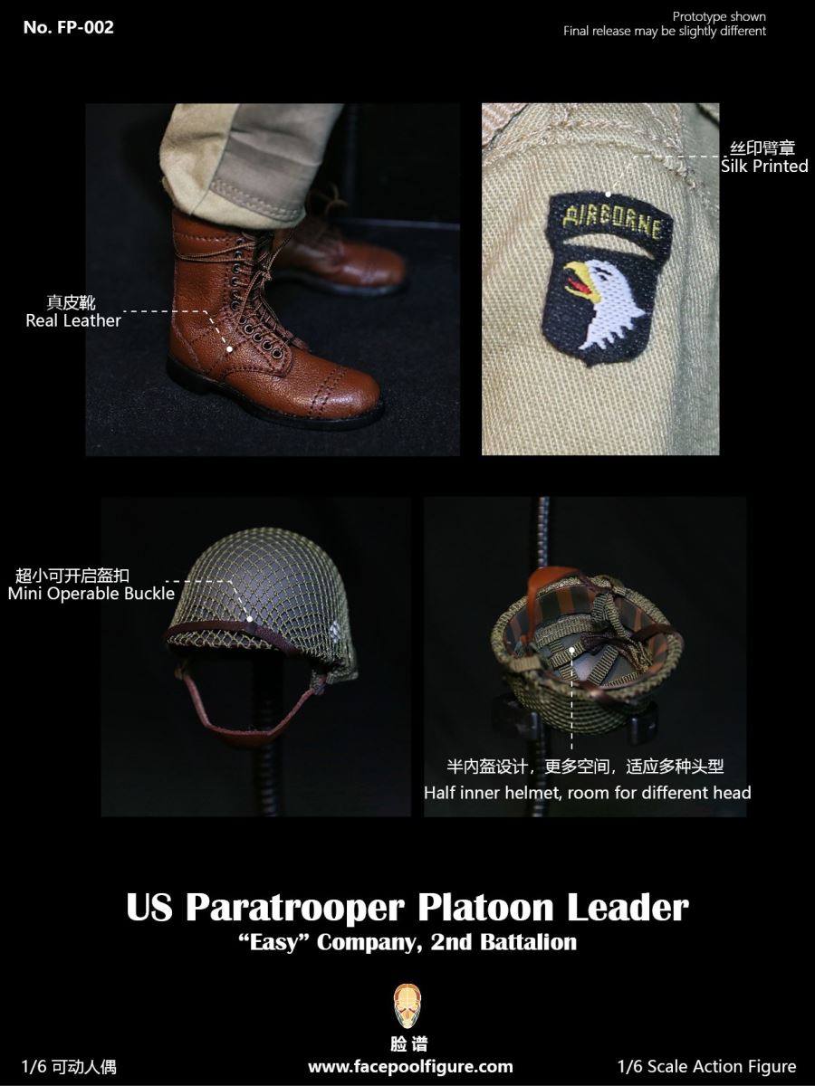 1/6 World War II US Airborne Division E Company Captain #FP002
