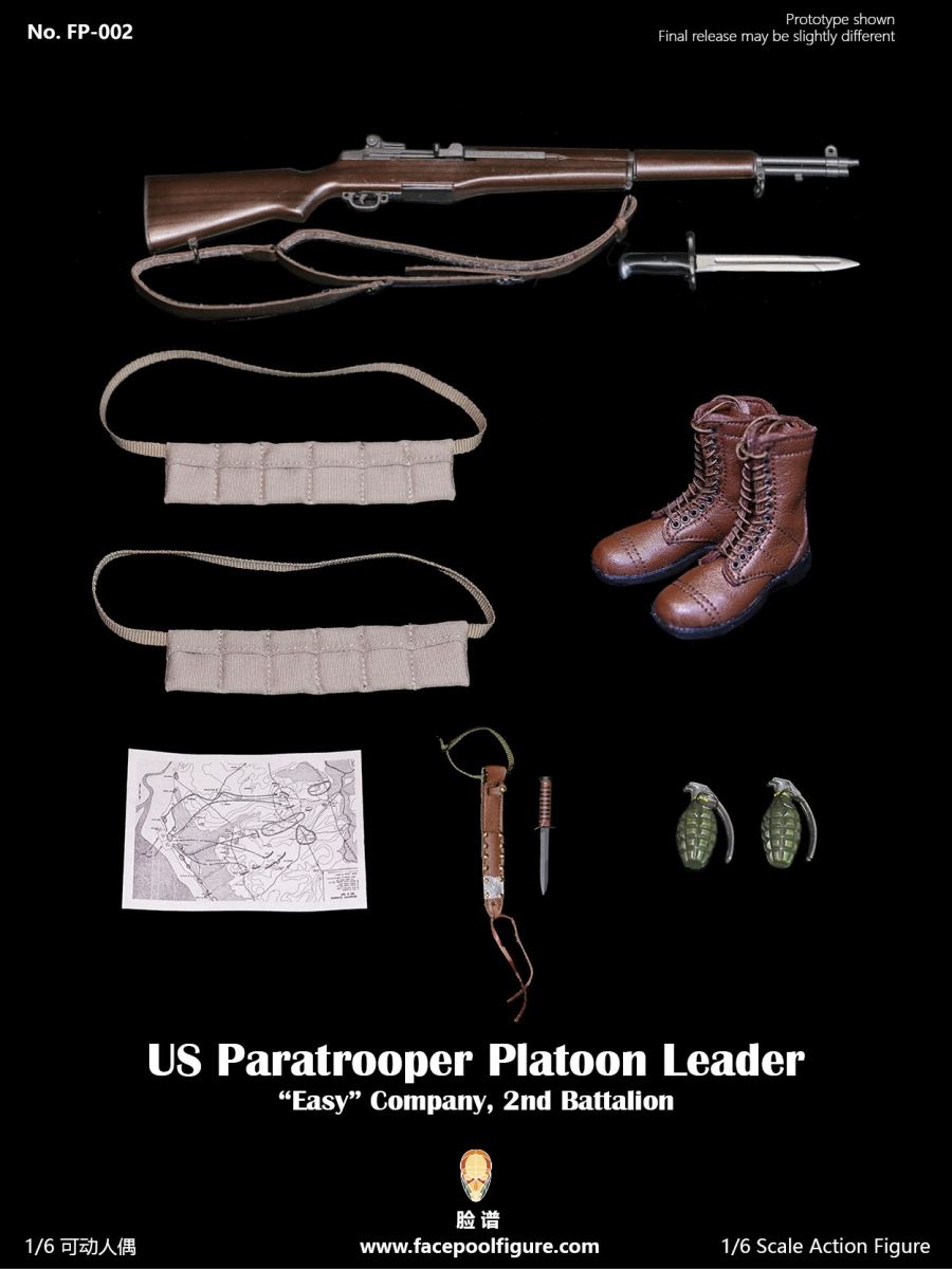 1/6 World War II US Airborne Division E Company Captain #FP002