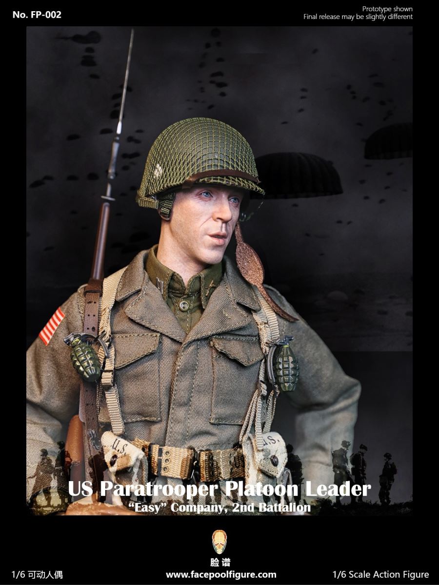 1/6 World War II US Airborne Division E Company Captain #FP002
