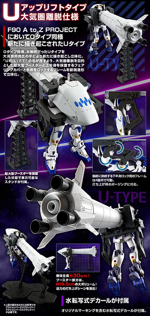 MG 1/100 Gundam F90 Mission Pack O type & U type