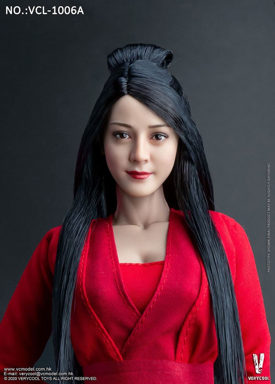 1/6 Asian beauty head carving