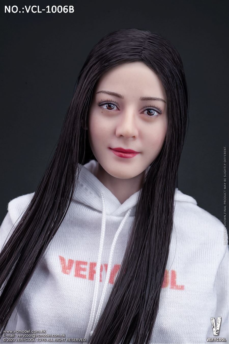 1/6 Asian beauty head carving