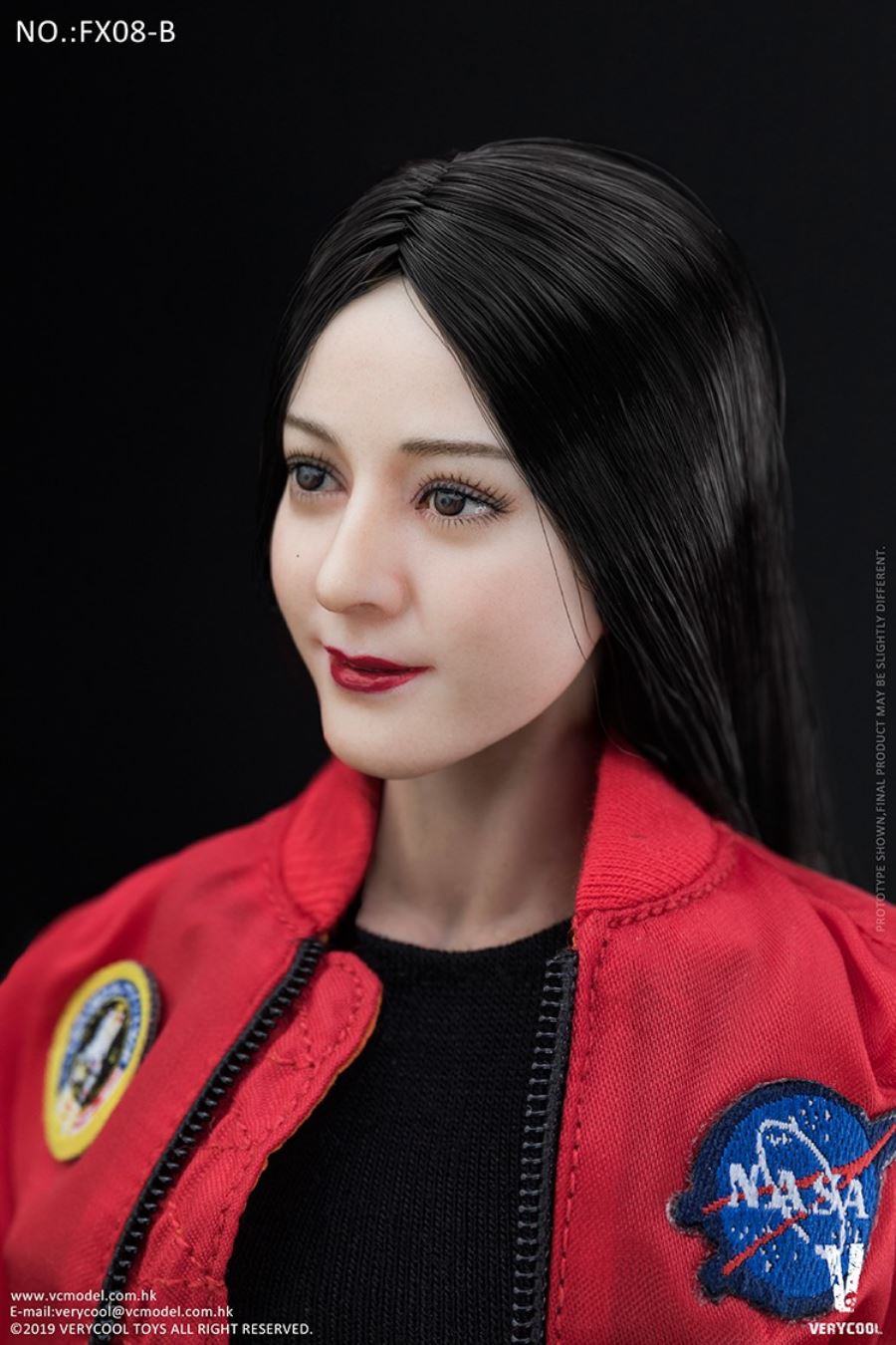 1/6 Asian beauty head carving