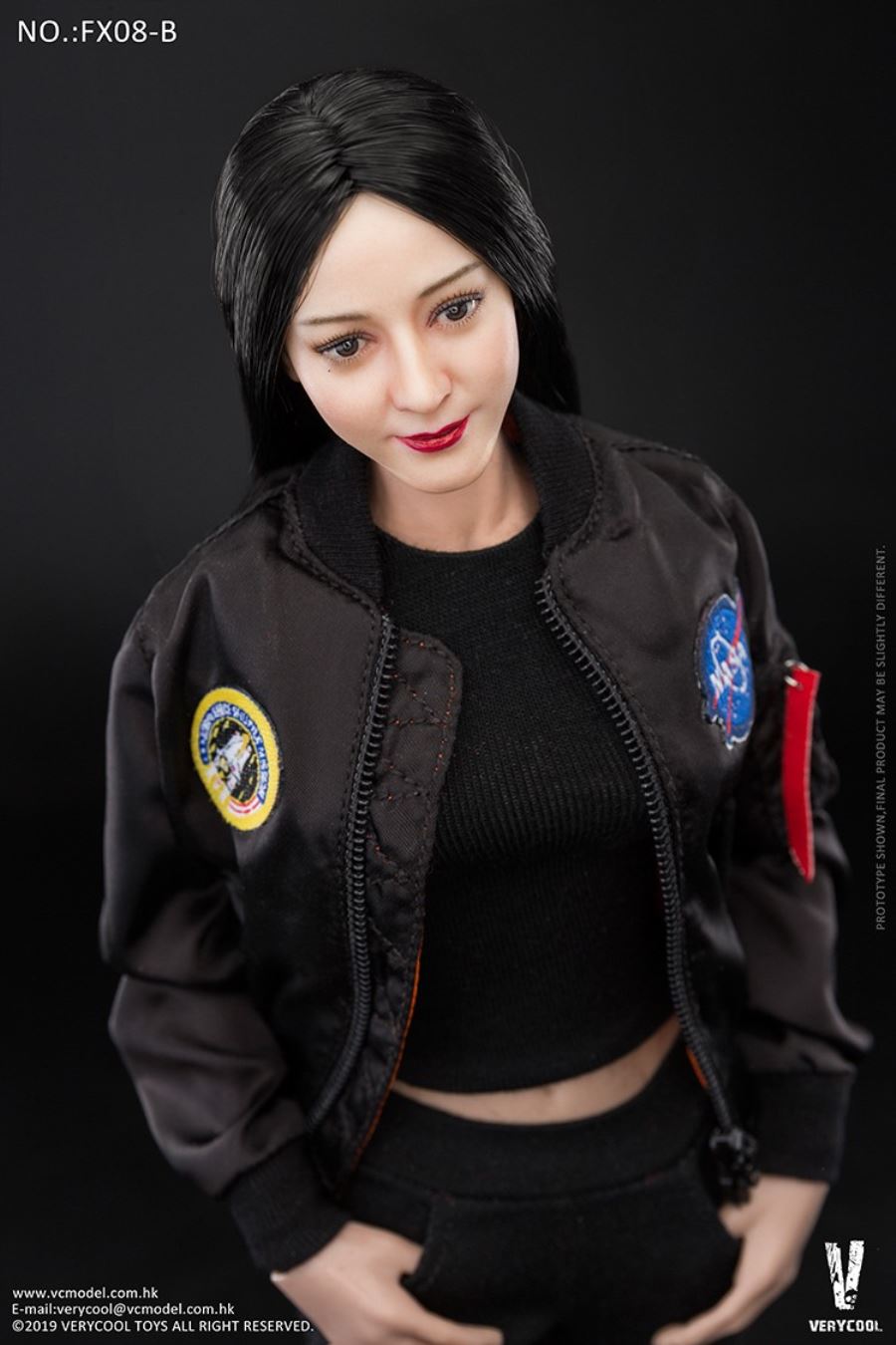 1/6 Asian beauty head carving
