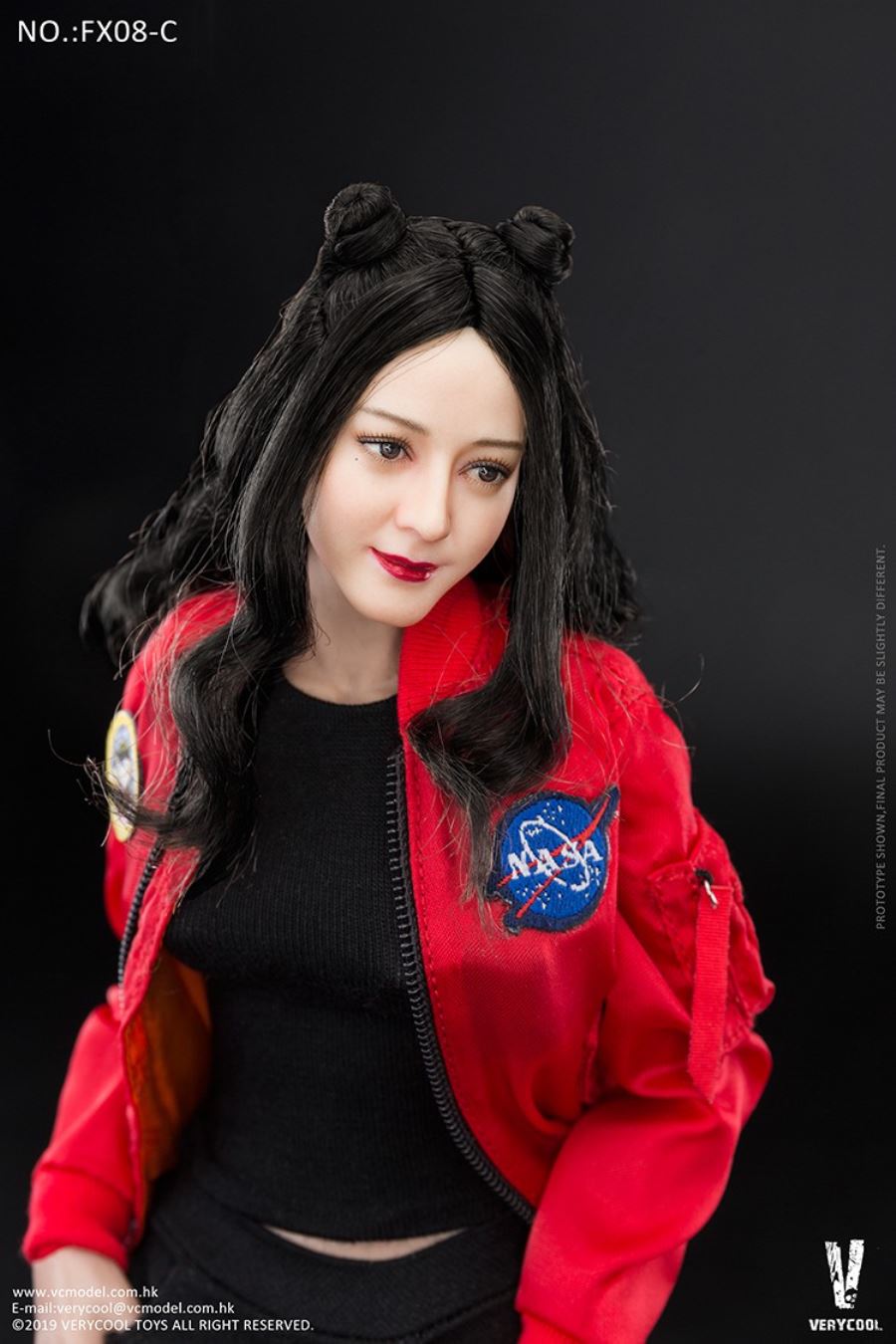 1/6 Asian beauty head carving
