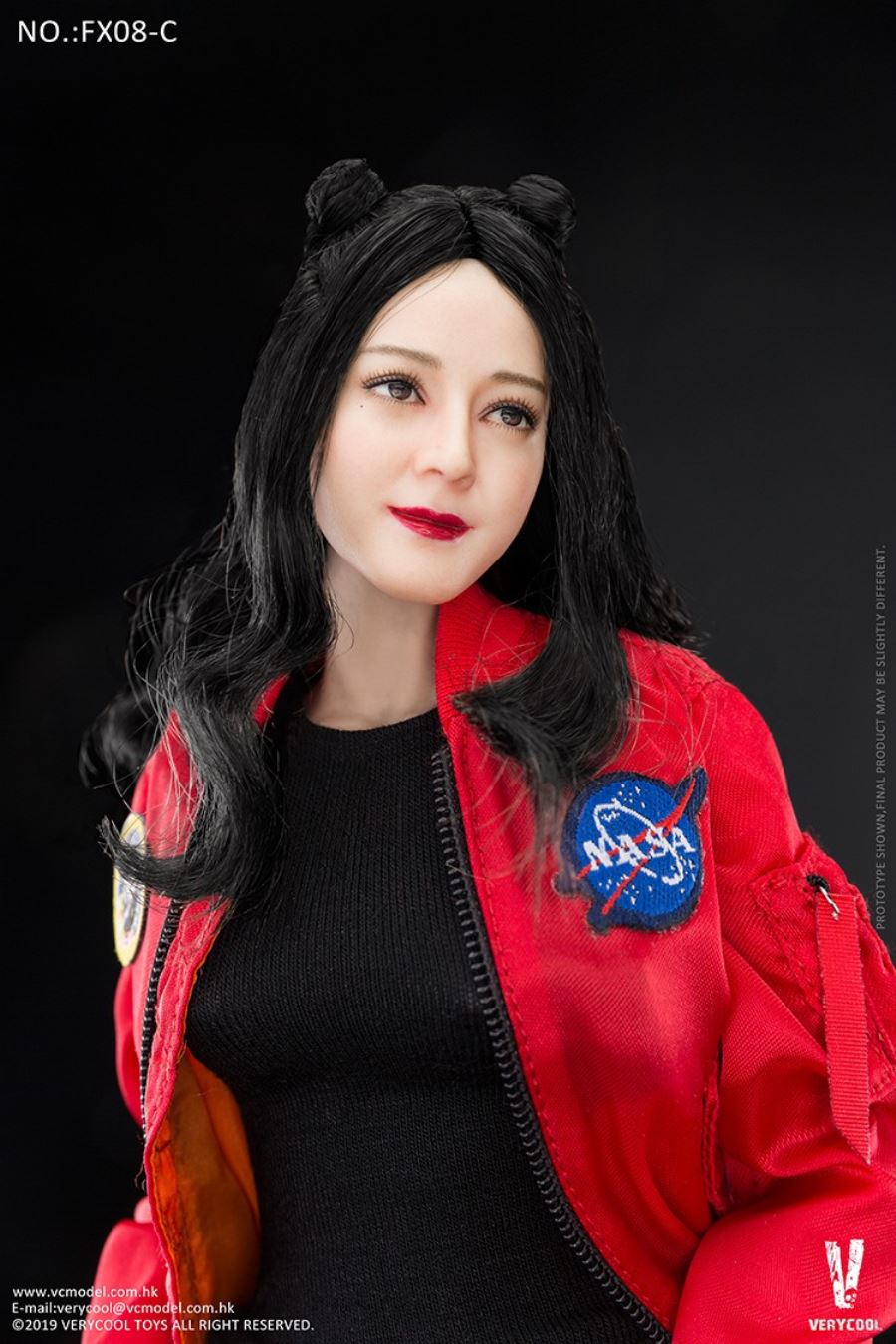 1/6 Asian beauty head carving