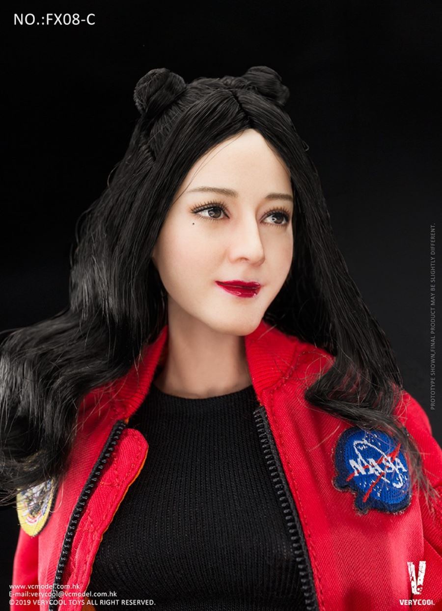 1/6 Asian beauty head carving