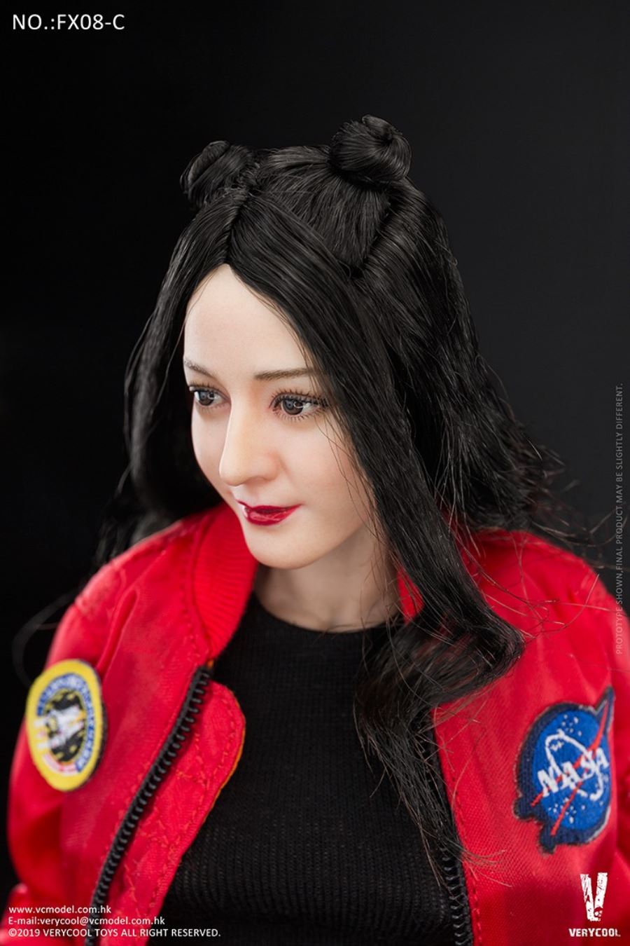 1/6 Asian beauty head carving