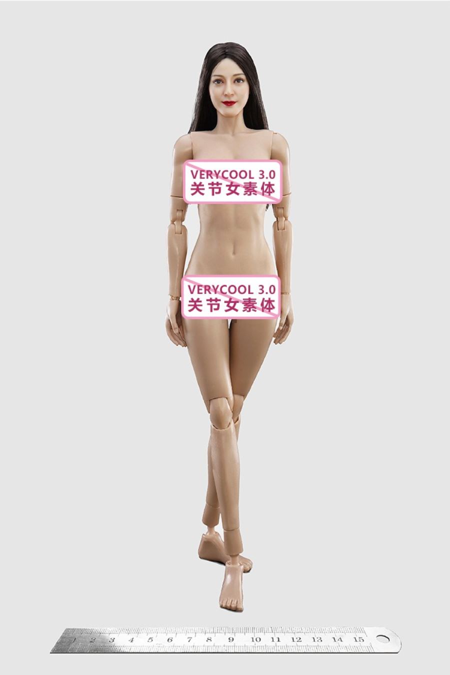 1/6 Asian beauty head carving