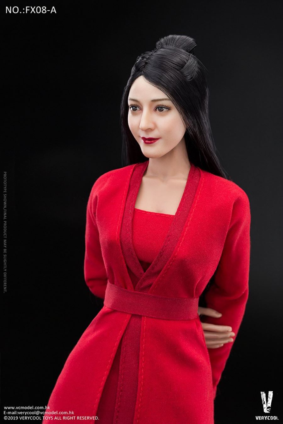 1/6 Asian beauty head carving