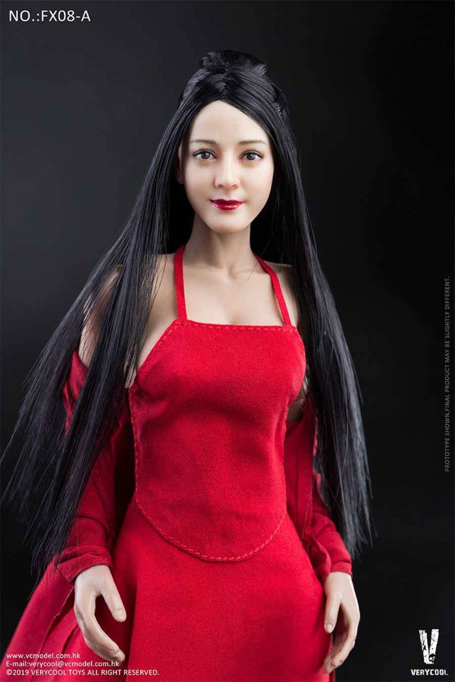 1/6 Asian beauty head carving