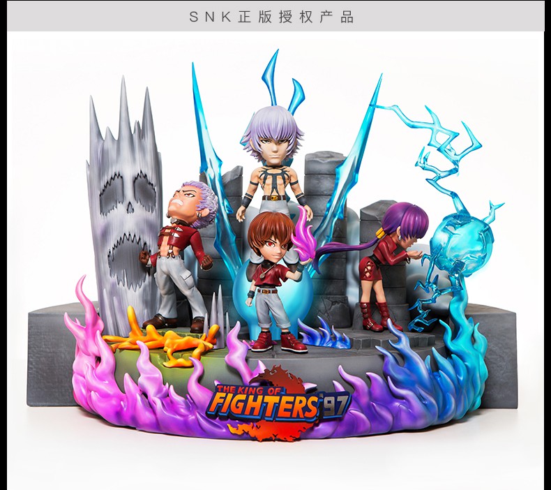 The King of Fighters 97 Serpent SD limited edition statue scene