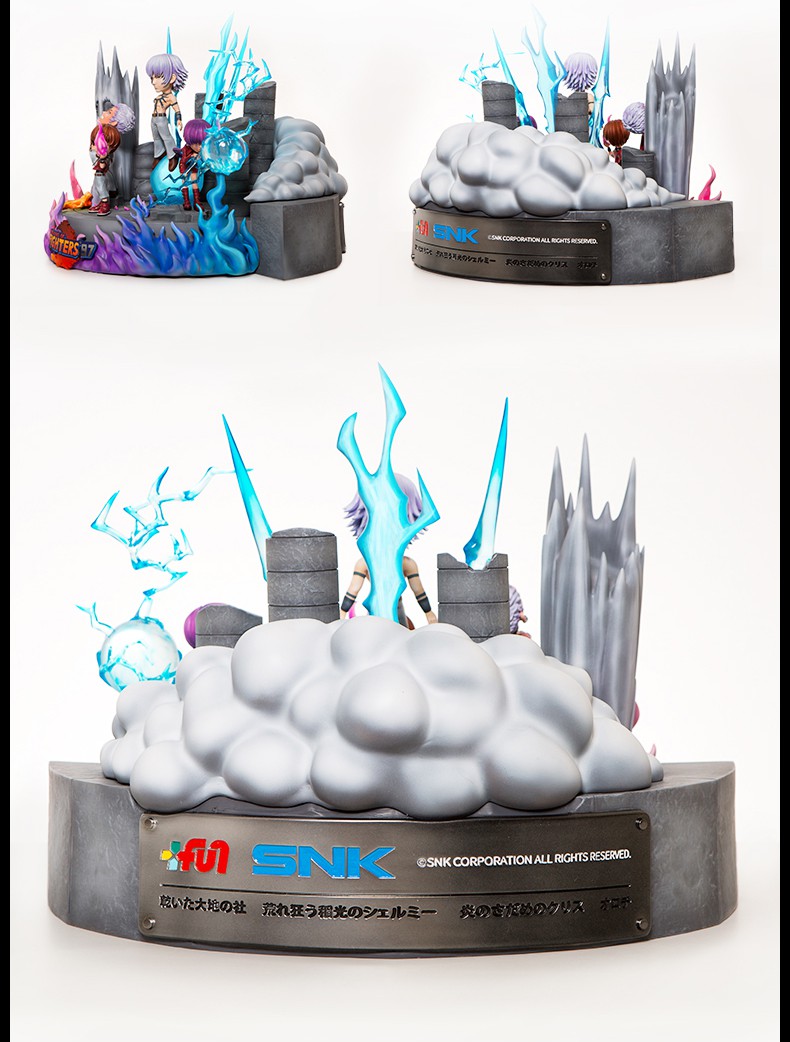The King of Fighters 97 Serpent SD limited edition statue scene