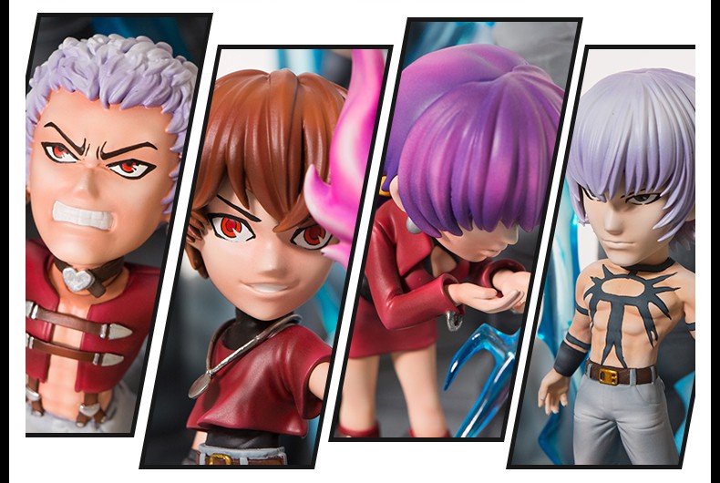 The King of Fighters 97 Serpent SD limited edition statue scene