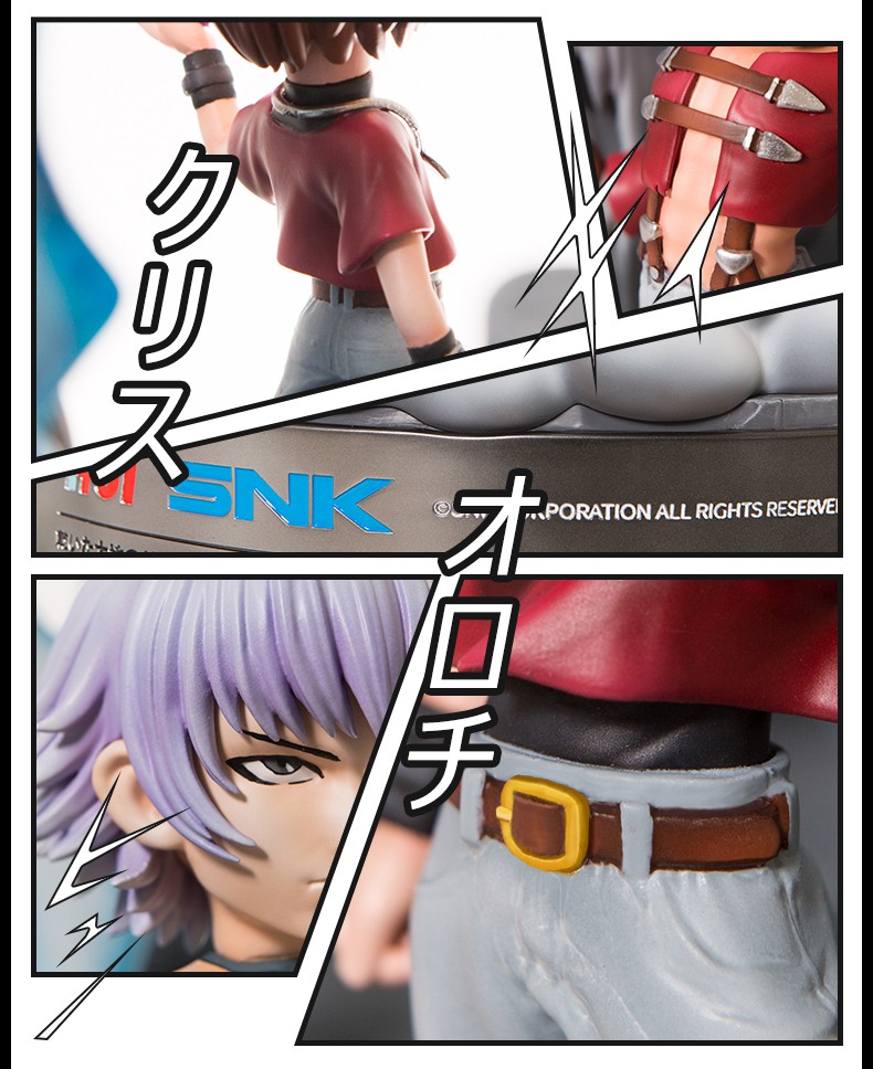 The King of Fighters 97 Serpent SD limited edition statue scene