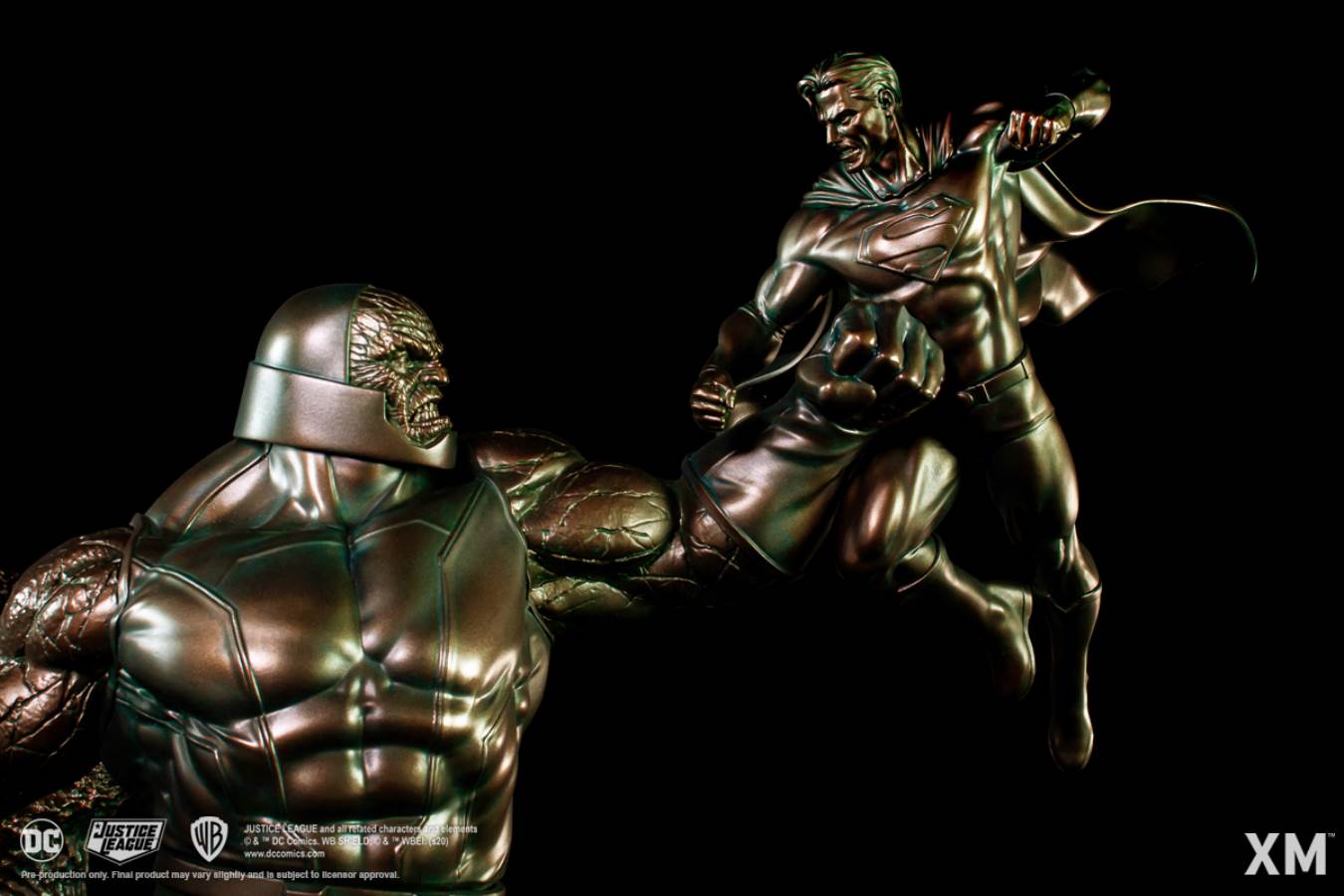 JLA VS Darkseid Ver B (Faux Bronze)