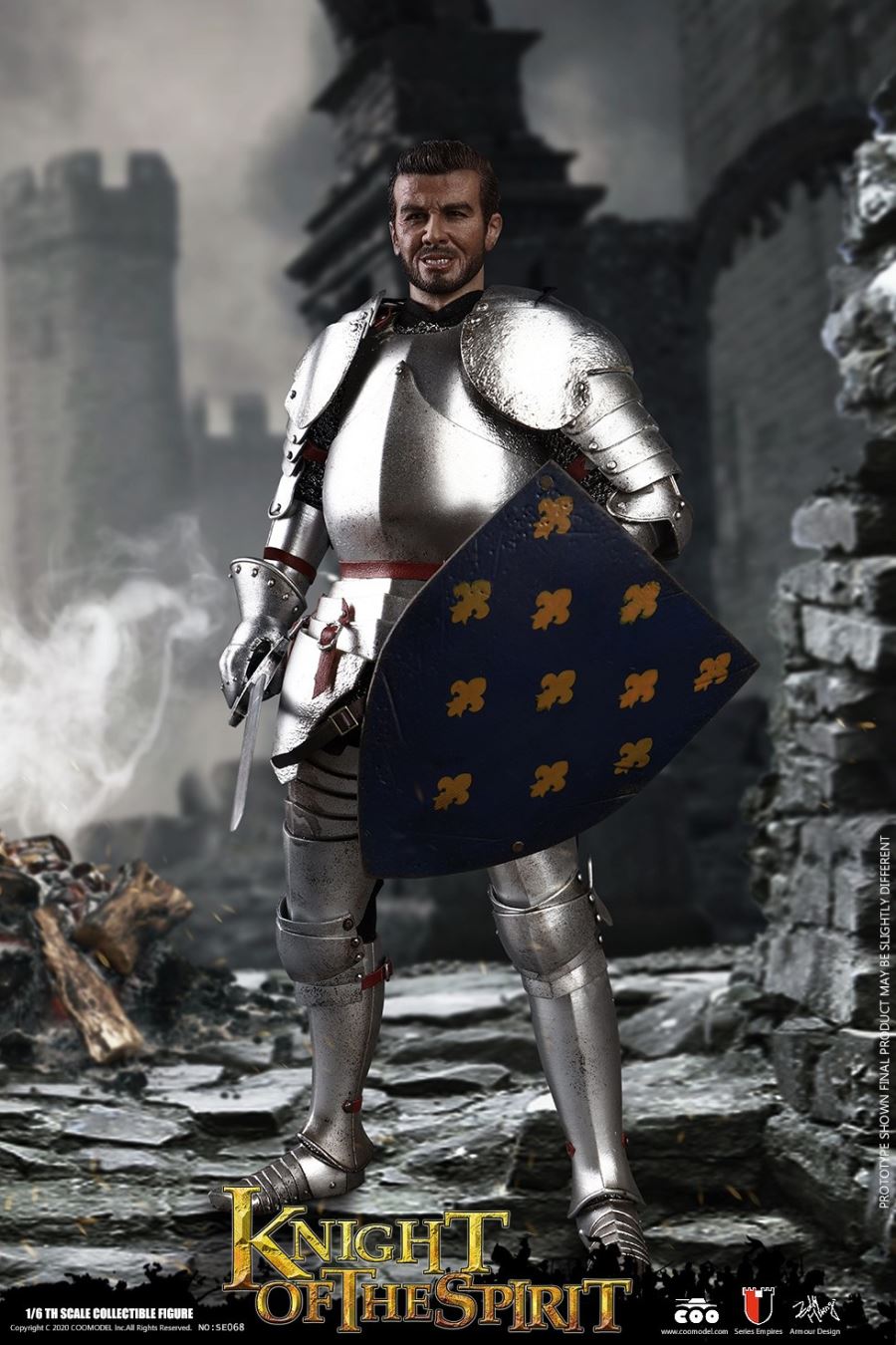NO.SE068 1/6 SERIES OF EMPIRES (DIE-CAST ALLOY) - KNIGHT OF THE SPIRIT