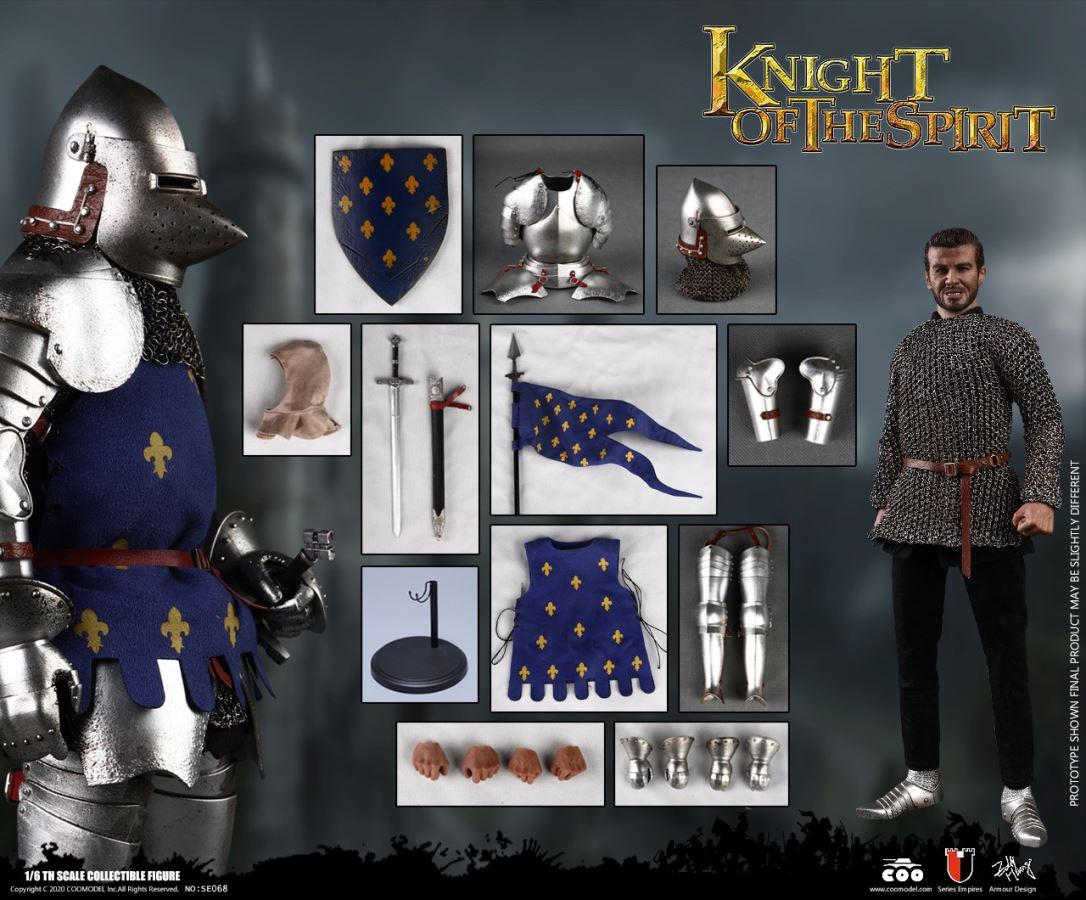 NO.SE068 1/6 SERIES OF EMPIRES (DIE-CAST ALLOY) - KNIGHT OF THE SPIRIT