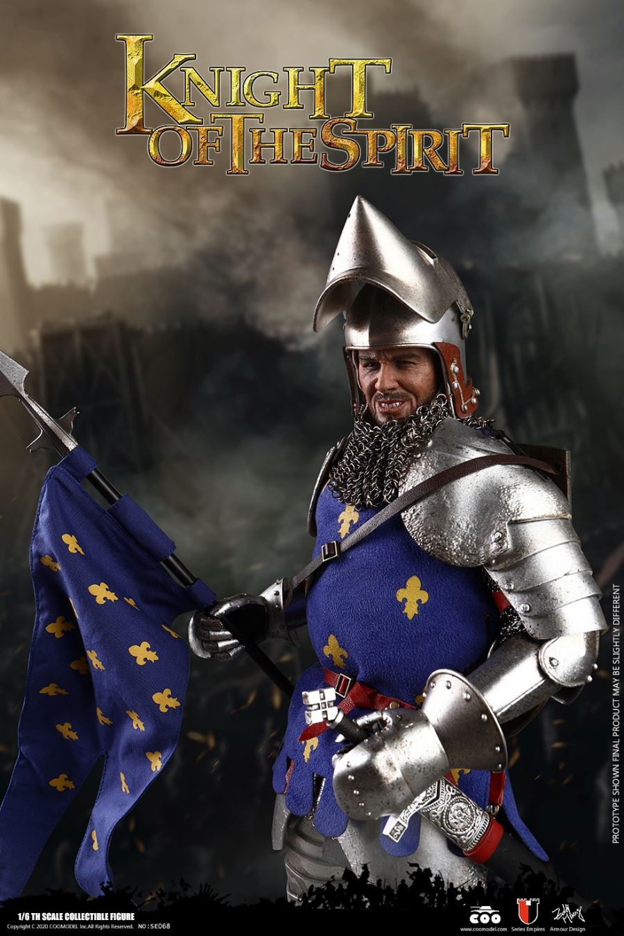 NO.SE068 1/6 SERIES OF EMPIRES (DIE-CAST ALLOY) - KNIGHT OF THE SPIRIT
