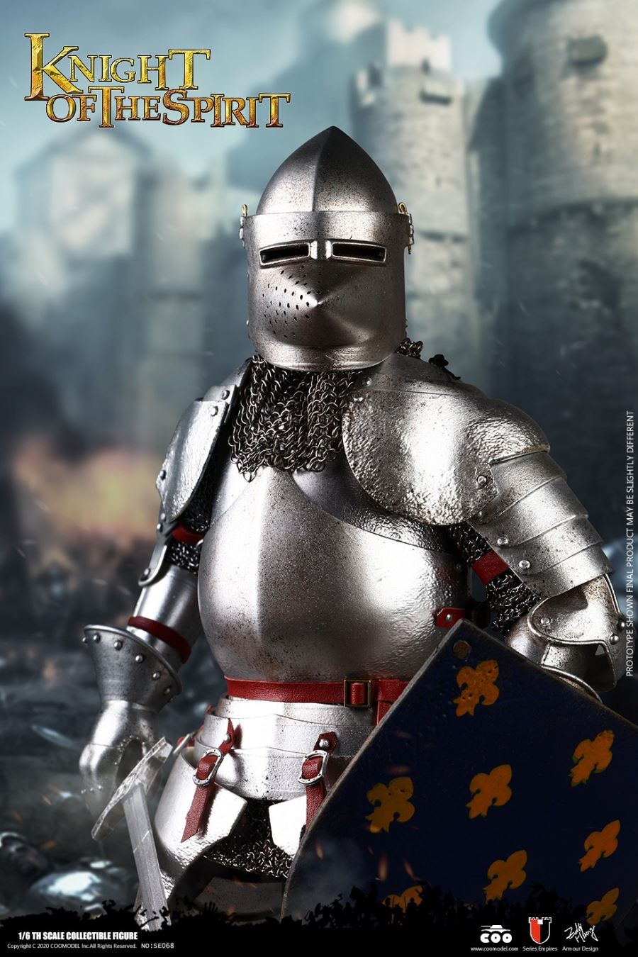 NO.SE068 1/6 SERIES OF EMPIRES (DIE-CAST ALLOY) - KNIGHT OF THE SPIRIT