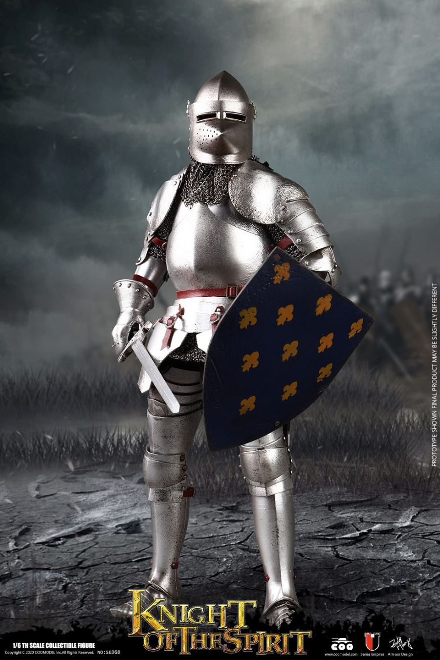 NO.SE068 1/6 SERIES OF EMPIRES (DIE-CAST ALLOY) - KNIGHT OF THE SPIRIT
