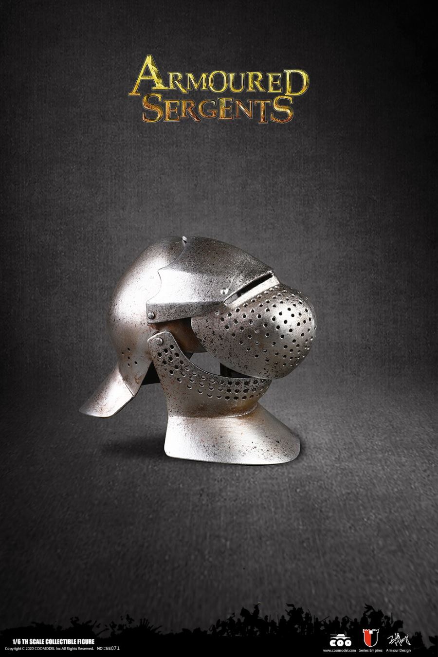 NO.SE071 1/6 SERIES OF EMPIRES (DIE-CAST ALLOY) - ARMORED SERGENT (REAL CHAIN ARMOR DISPLAY SET)