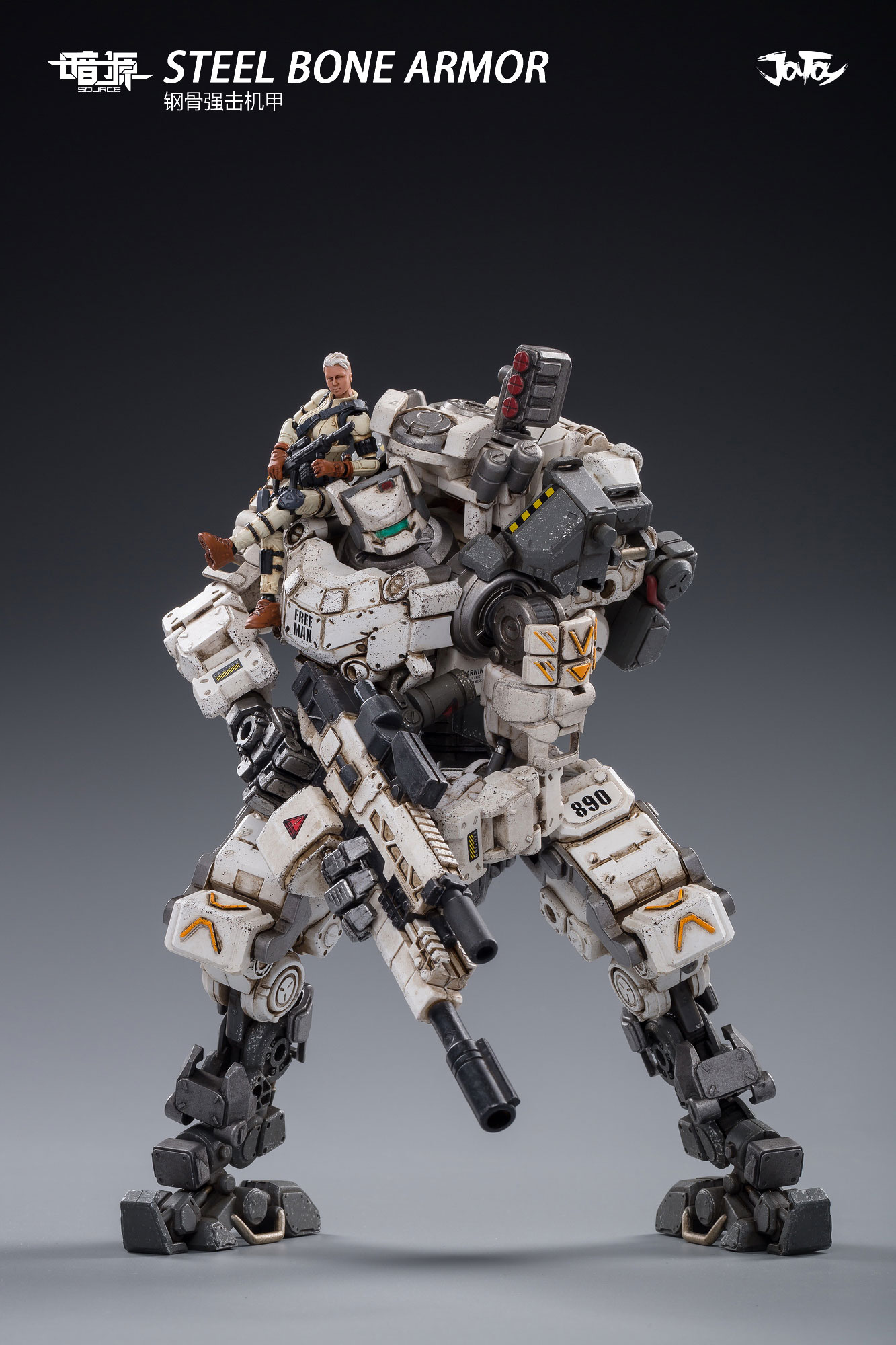 1/25 Steel Bone Armor White