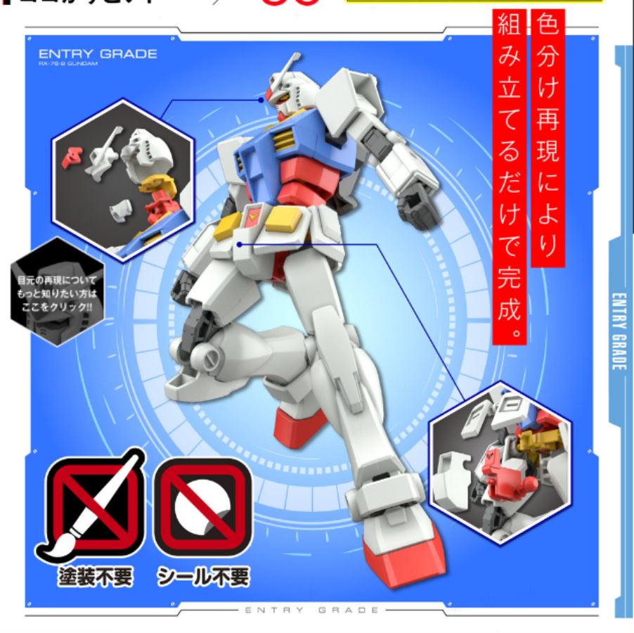 Mobile Suit Gundam - RX-78-2 Entry Grade 1/144