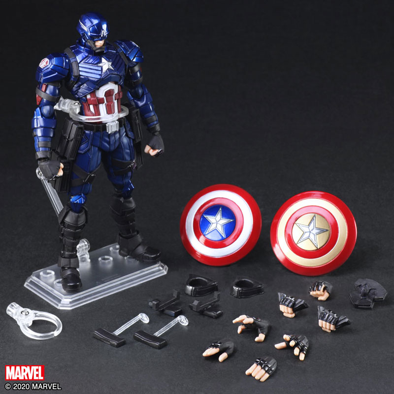 Marvel Universe Variant Bringarts DESIGNED BY TETSUYA NOMURA Captain America