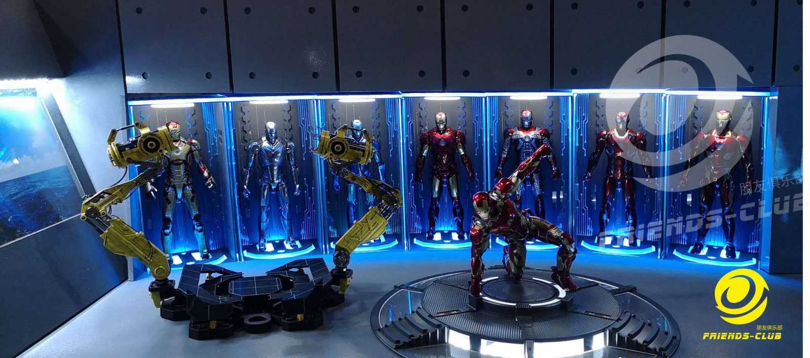 1/6 Iron Man Gnaku-Seven Library Scene