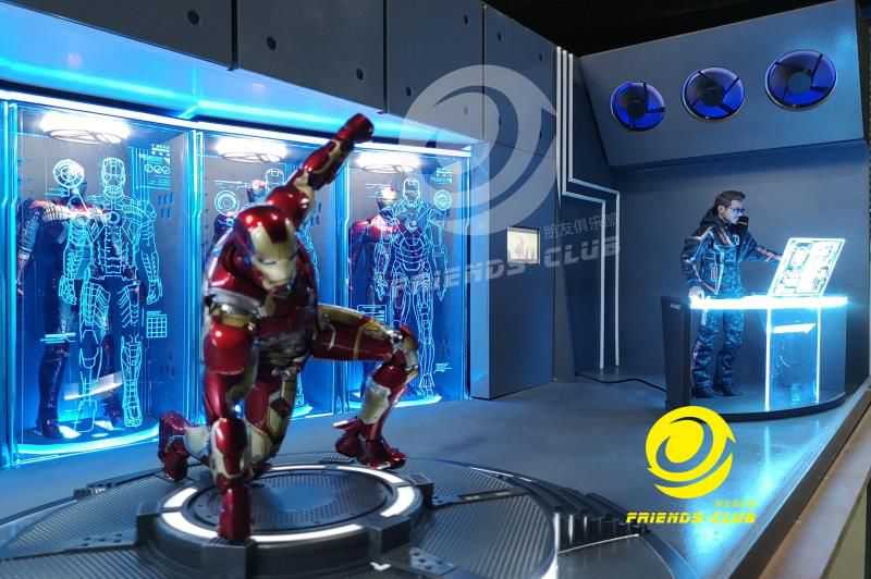 1/6 Iron Man Gnaku-Seven Library Scene