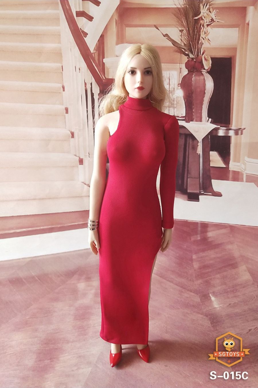 1/6 sexy ladies evening dress long skirt suit