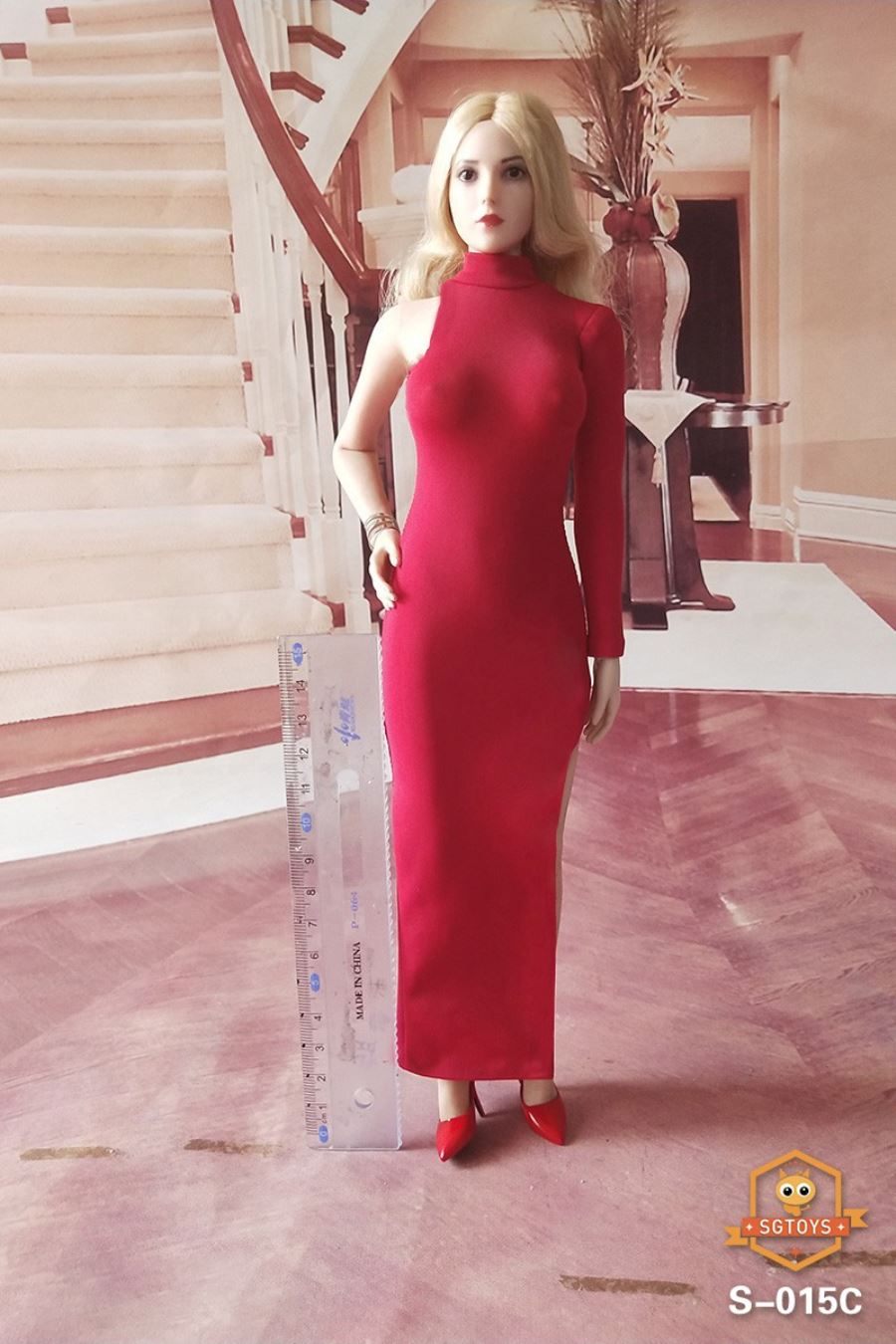 1/6 sexy ladies evening dress long skirt suit